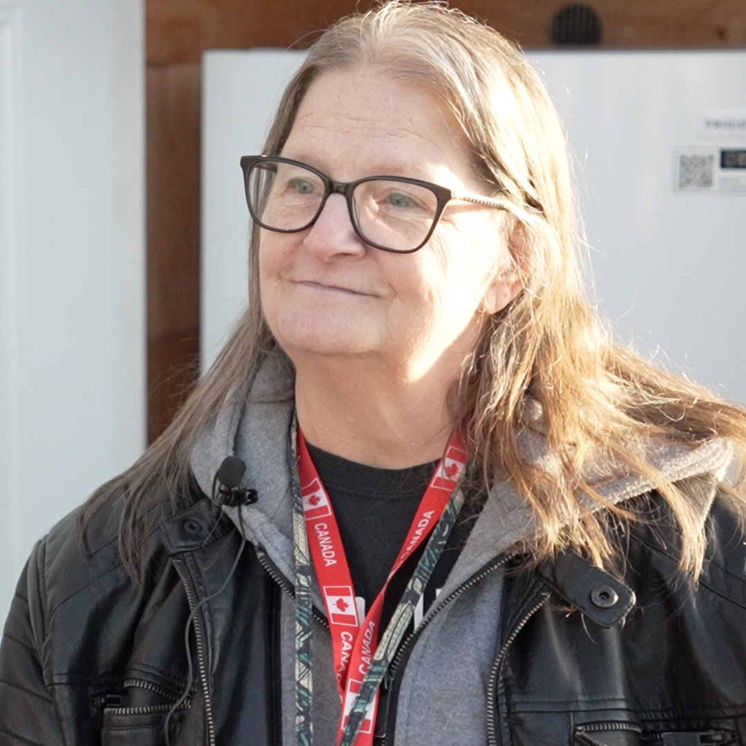 A community member featured in the Dover pantry story